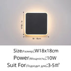 Modern Touch Sensor LED Wall Lamps for Indoor Lighting