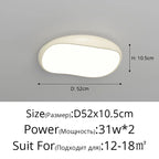 Nordic Ceiling Lights in White, Black, Red: Designer Lighting for Home Decor