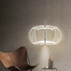 Modern LED Chandelier Light Acrylic Bedroom Pendant Dining Room Lamp