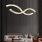 Crystal Chandelier Pendant Lamp Hanging Light for Living Room