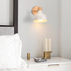 Nordic Wood Macaron Wall Sconce E27 Home Lighting Fixture
