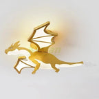 Golden Dragon LED Ceiling Lamp for Bedroom, Study, and Restaurant