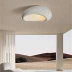 Khmara E27 Ceiling Light: Nordic Wabi Sabi Art for Home Living Room Décor