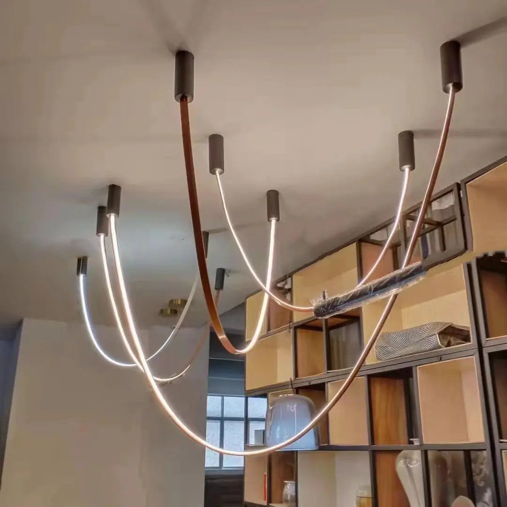 Silicone Pendant Lamp for Living Room, Dining Room, and Exhibition Hall