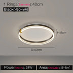 New Nordic Ceiling Lamp: Modern, Creative, Elegant Lighting for Bedroom and Living Room