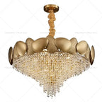 Elegant Crystal Chandelier for Villa Hotel Project Bedroom Restaurant Living Room