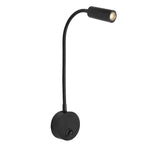 Adjustable Indoor LED Wall Lamp Spotlight Fixture, Aluminum, Rotatable 350°