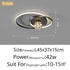 Gypsophila Chandelier: Modern Ceiling Light for Living Room, Bedroom, Home.