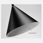 Modern Black Wall Lamp for Living Room Bedroom, Long Wire Design, Plug-in Sconce Light