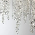 Round Crystal Gold Branch Chandelier for Modern Living Spaces