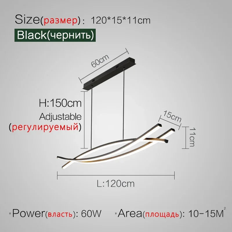 Modern Nordic Chandelier Pendant Light for Dining Room and Bar Decor