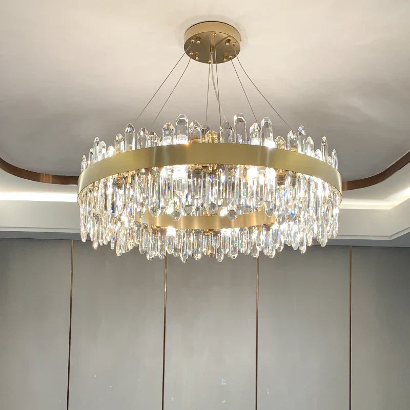 Crystal Chandelier: Post-Modern High-End Luxury for Living Room, Bedroom, and Restaurant