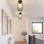 Industrial LED Ceiling Light: Modern Retro Loft Plafonniers for Living Room Kitchen Cage Home Decor