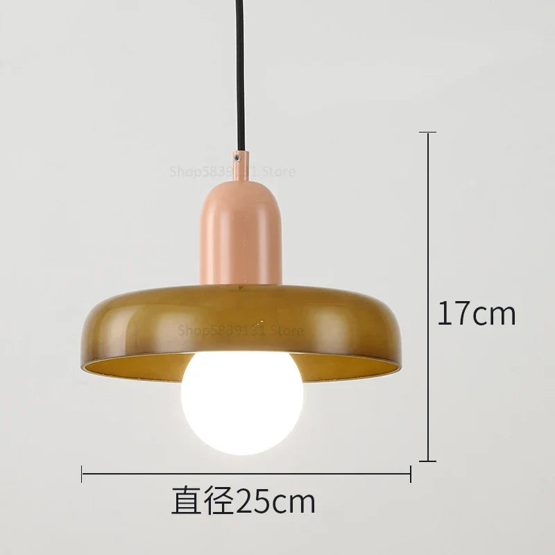 Colorful Glass Pendant Lights for Modern Decor and Lighting in Living Room and Restaurant