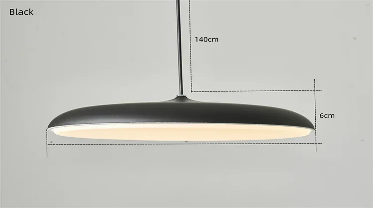 UFO Metal LED Pendant Light - Modern Art Design for Kitchen, Dining Room & Living Room