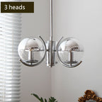 Modern Chrome Ceiling Chandelier LED Pendant Lamp for Bedroom & Restaurant