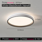 Ceiling Lamp: Modern LED Light for Bedroom, Dining Room, and Study