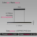 Modern Minimalist LED Pendant Light - Office Dining Room Bar Chandelier