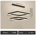 Modern LED Chandelier for Home Interior Decor Bedroom Living Room Lighting