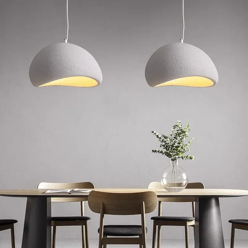 Wabi-sabi Pendant Light: Modern Living Room Bedroom Chandelier Hanging Lamp Fixtures
