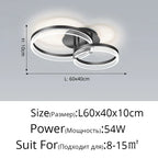 Modern Acrylic Circle Chandelier Pendant Lights for Indoor Living Room Decor