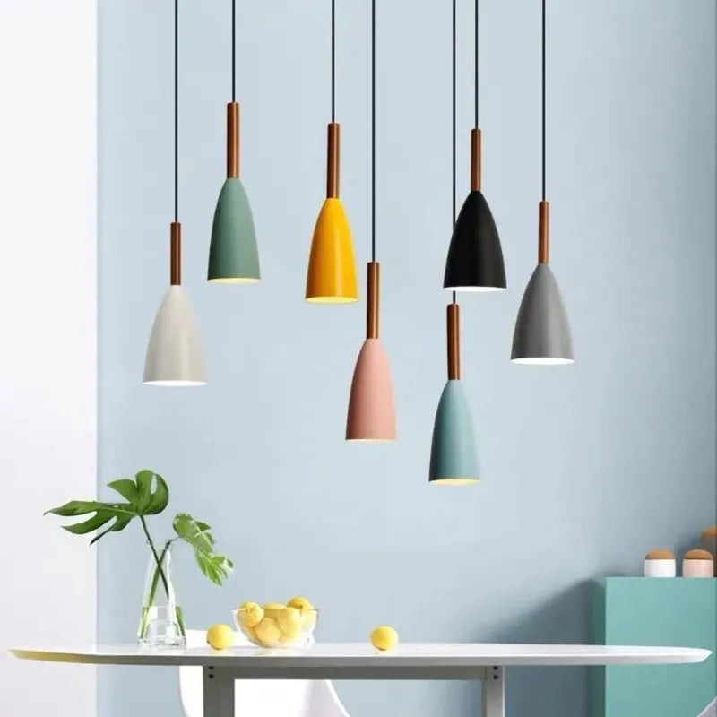 Trio Pendant Lights for Dining Room Kitchen Bar E27