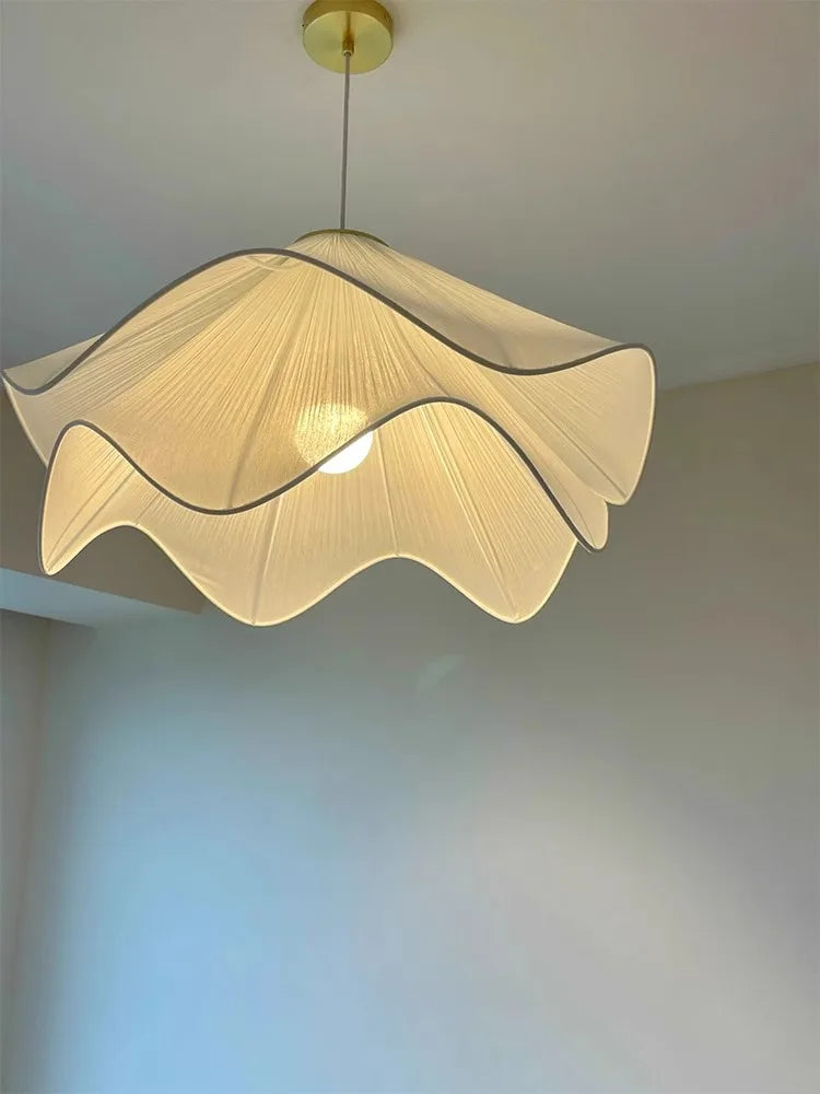 Nordic Simple Cloth Chandelier LED Pendant Light for Living Room & Bedroom