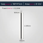 Elegant Black LED Wall Lamp for Bedroom, Living Room, Aisle, Sofa, & Ceiling