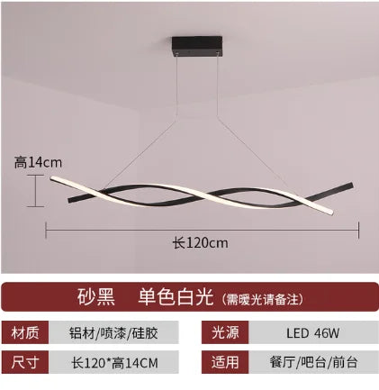 Nordic Chandelier Lighting for Living Dining Room Decor & Kitchen Hanging Lamp