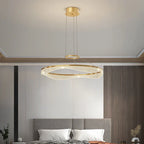 Acrylic Living Room Chandelier Pendant Light Fixture_LED Hanging Lamp