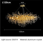 Crystal Ceiling Chandelier: Modern Luxury for Living, Dining, Bedroom, Hotel, Hall, Home Decor