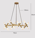 Modern LED Pendant Chandeliers for Living and Dining Room Lighting