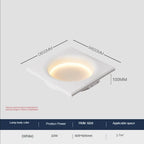 Moon Gypsum Wall Lamp: Creative Bedroom & Living Room Decor_LED Art Painting