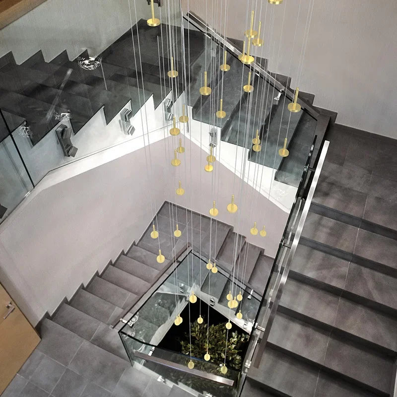 Minimalist Meteor Shower Chandelier for Modern Home Decor Lighting