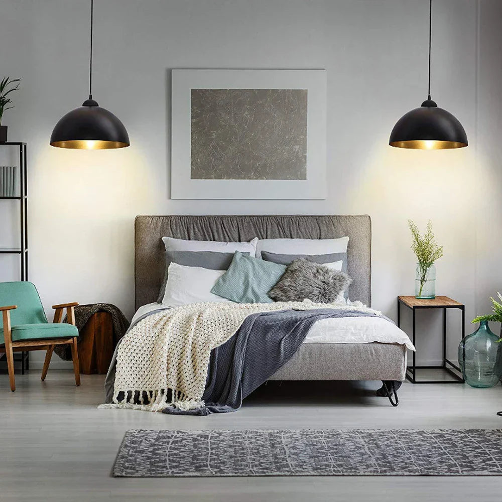 Vintage Industrial Pendant Light for Kitchen Island Restaurant, Country Style Ceiling Chandelier