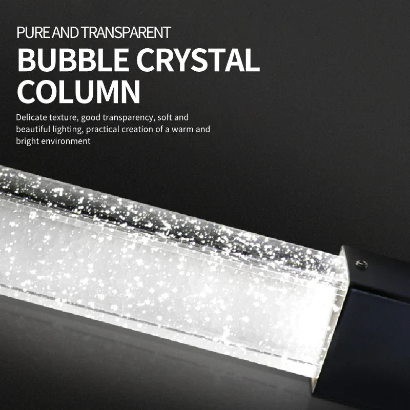 Crystal Bubble Chandelier Pendant Light - Modern Staircase Hanging Fixture