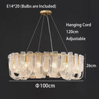 Dimmable LED Copper Ceiling Chandelier for Luxurious Living Room Lighting