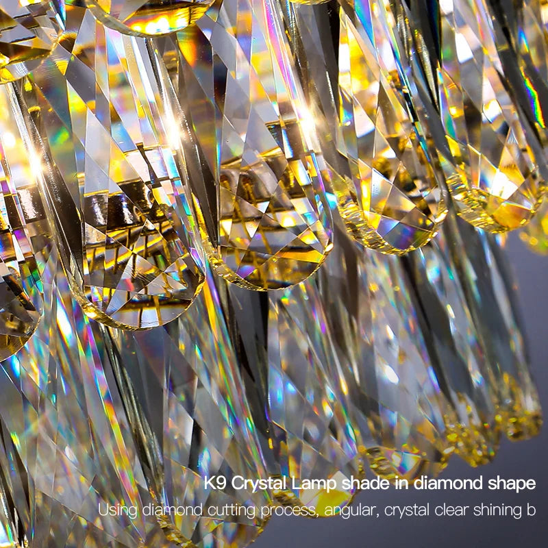 Crystal Chandelier: European Designer Style for Living Room, Bedroom & Dining Room