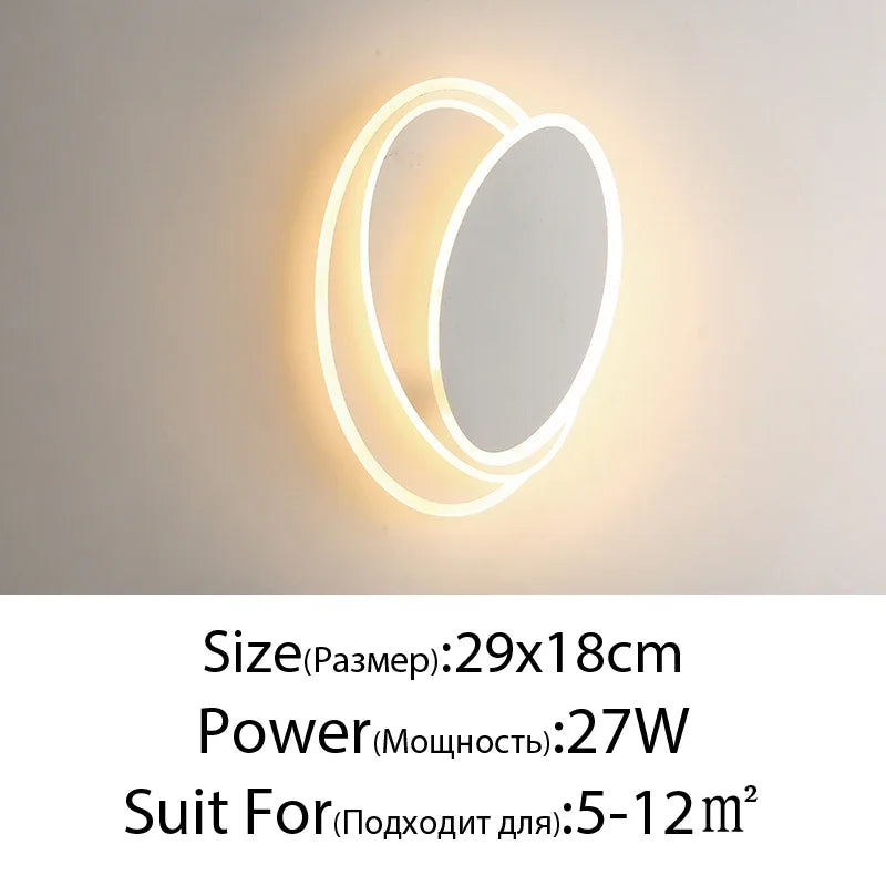 Rotatable Wall Lamp: Modern Minimalist Bedroom Sconce for Living Room, Aisle, Hotel