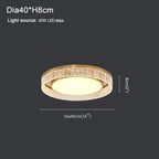 Luxury Nordic Chandelier Ring Ceiling Lamp for Modern Villa Living Room