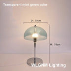 Bauhaus Mushroom Table Lamp, Modern Acrylic LED Night Light