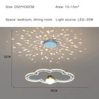 Starry Sky Kids Chandelier Light for Bedroom Study Room Decoration