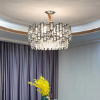 Crystal Chandelier: Postmodern Light Luxury for Living Room, Bedroom, Kitchen.