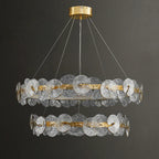 Lotus Leaf LED Chandeliers: Modern Lighting Fixtures for Living Room, Bedroom, Dining Table