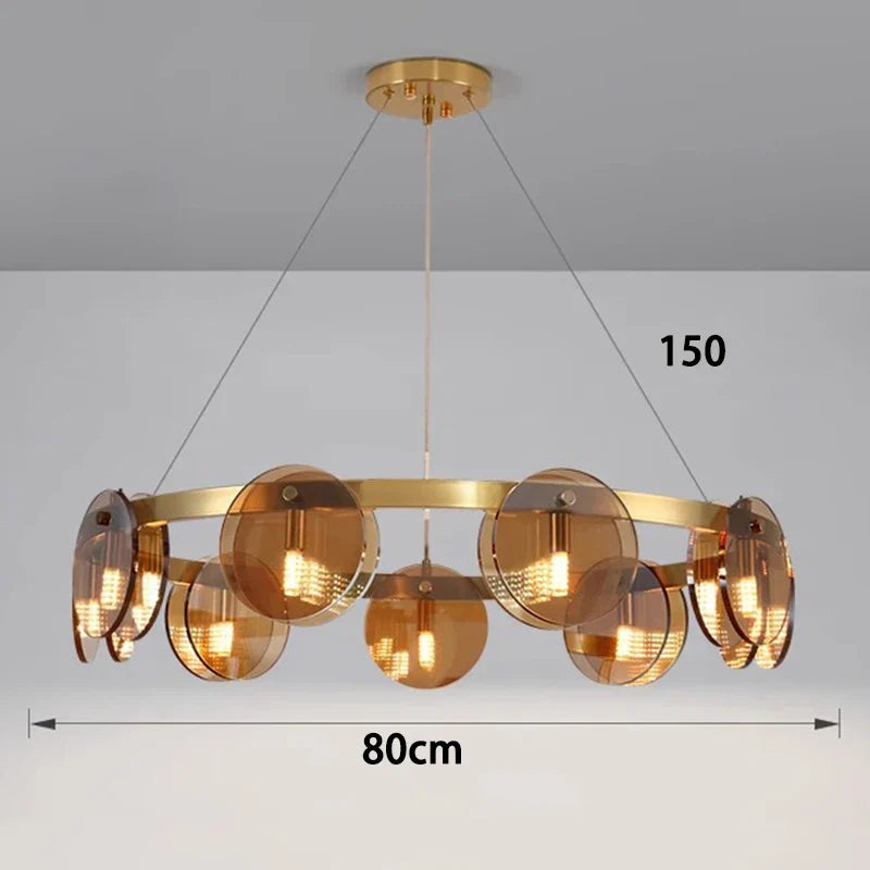 Modern LED Pendant Chandeliers for Home Decor Living and Dining Room Lighting