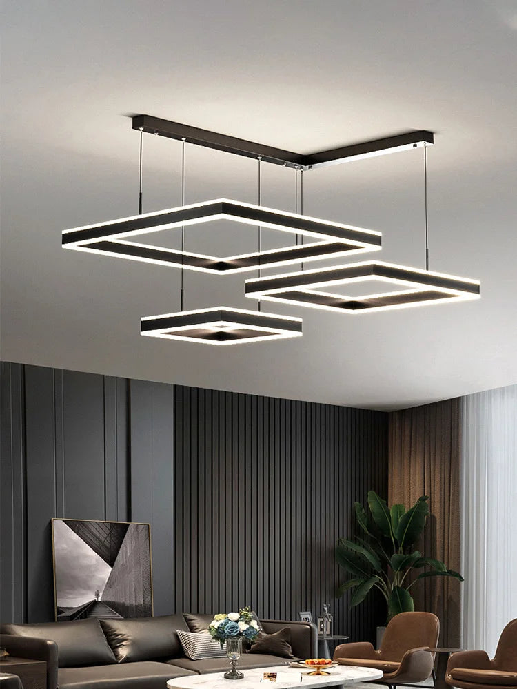 Modern LED Chandelier for Home Interior Decor Bedroom Living Room Lighting