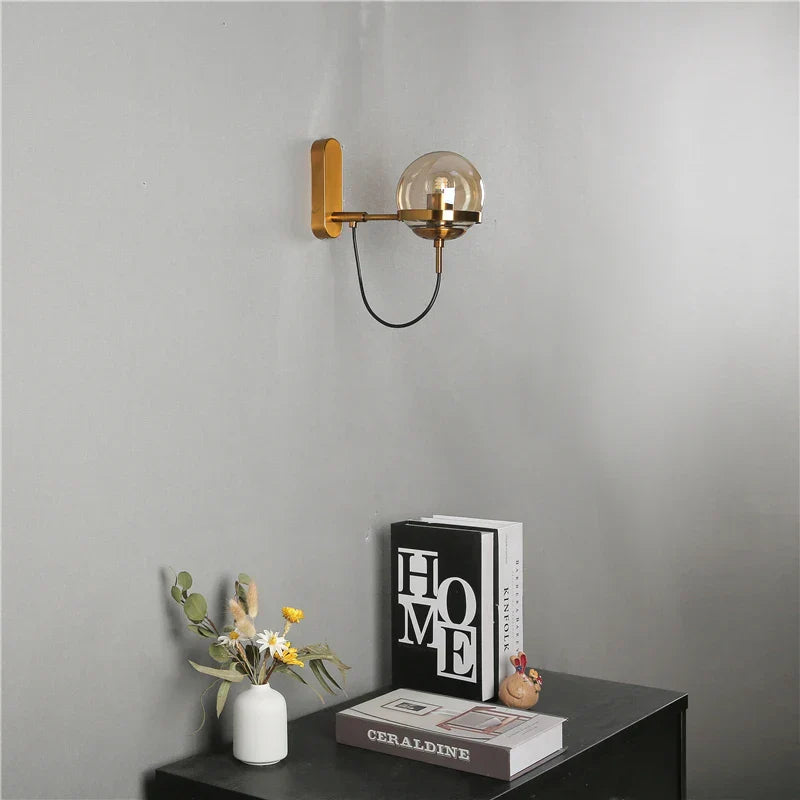 Nordic LED Wall Lamps for Home Bedroom Vintage Cafe Restaurant E27 Fixtures