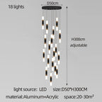 Nordic LED Ceiling Chandelier for Home Decor - Stylish Lighting for Various Rooms