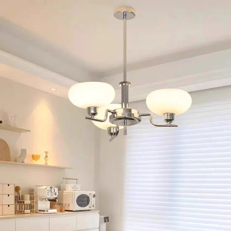 Bauhaus Glass Pendant Chandelier for Bedroom Living Room Dining Ceiling Lamp