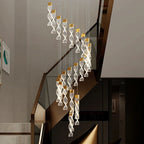 Nordic Acrylic LED Dimmable Chandelier Modern Luxury Foyer Pendant Lighting